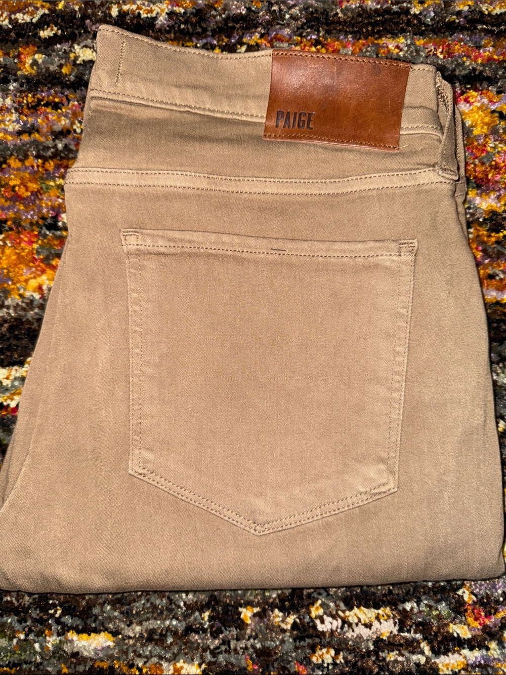 PAIGE Men's Federal Jeans in Light Brown 33x30